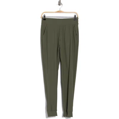90 Degree By Reflex Warp Slim Fit Joggers In Green