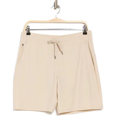 90 Degree By Reflex Warp Sonic 7" Active Shorts In Nude
