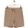 90 Degree By Reflex Warp Sonic 7" Active Shorts In Brown