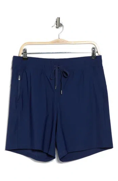 90 Degree By Reflex Warp Waffle Knit Active Shorts
