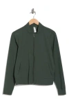 90 Degree By Reflex Warp X Intown Bomber Jacket In Green