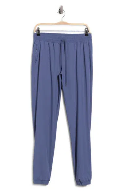 90 Degree By Reflex Warp X Sonic Drawstring Pants In Blue Indigo