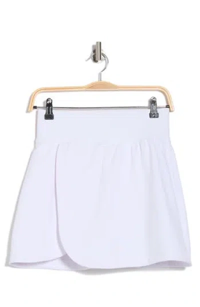 90 Degree By Reflex Wonderlink Tulip Hem Skort In White