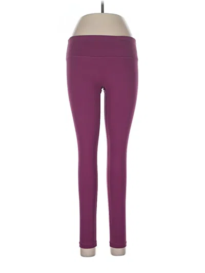 Pre-owned 90 Degree By Reflex Yoga Pants In Purple