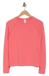90 Degree By Reflex Zaia Long Sleeve Active Top In Pink