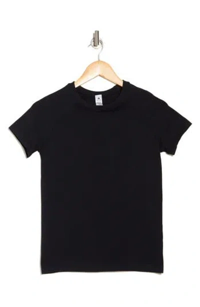 90 Degree By Reflex Zaia Seamless Short Sleeve Top In Black