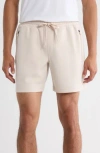 90 Degree By Reflex Zephyr 7-inch Scuba Shorts In Neutral