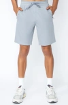 90 Degree By Reflex Zip Pocket Shorts In Grey