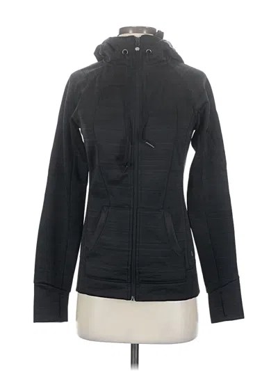 Pre-owned 90 Degree By Reflex Zip Up Hoodie In Black