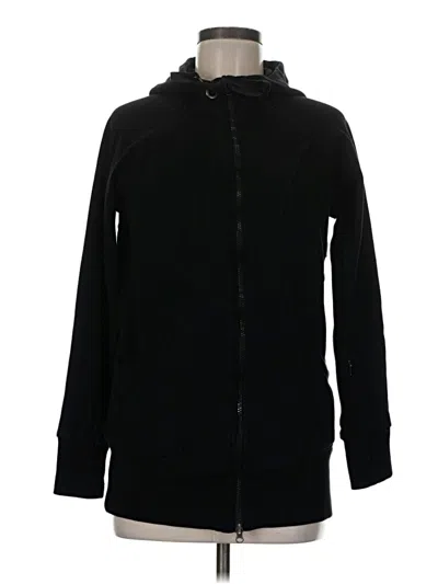 Pre-owned 90 Degree By Reflex Zip Up Hoodie In Black