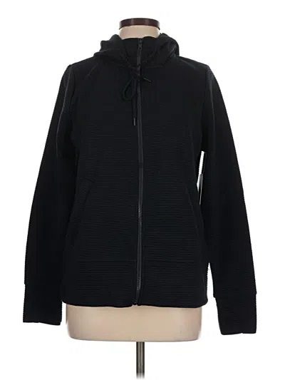 Pre-owned 90 Degree By Reflex Zip Up Hoodie In Black