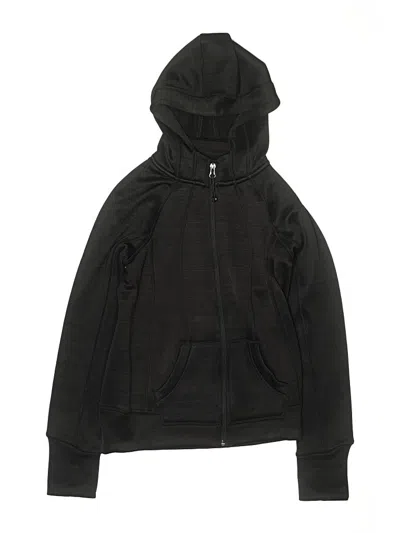 Pre-owned 90 Degree By Reflex Kids' Zip Up Hoodie In Black