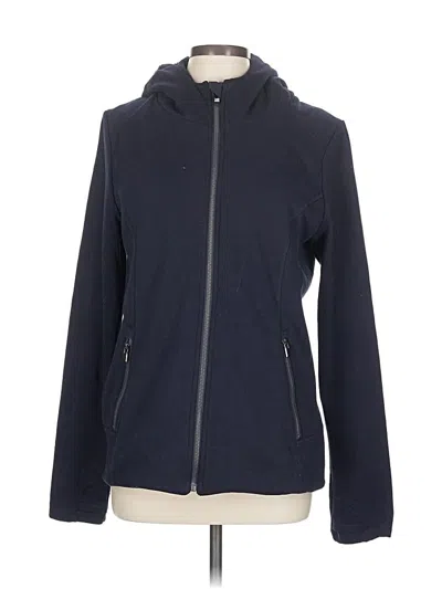 Pre-owned 90 Degree By Reflex Zip Up Hoodie In Blue