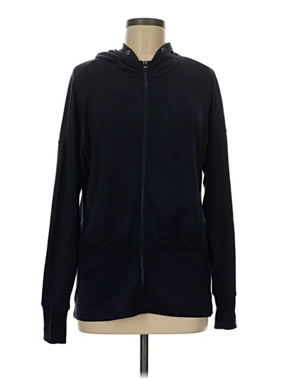 Pre-owned 90 Degree By Reflex Zip Up Hoodie In Blue