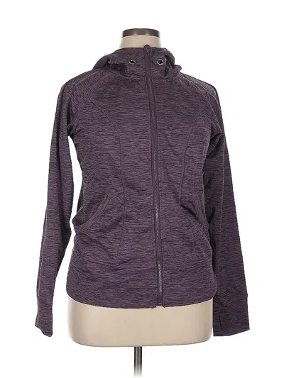 Pre-owned 90 Degree By Reflex Zip Up Hoodie In Purple