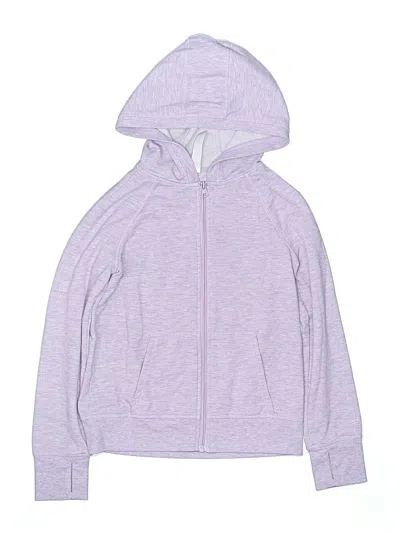 Pre-owned 90 Degree By Reflex Kids' Zip Up Hoodie In Purple