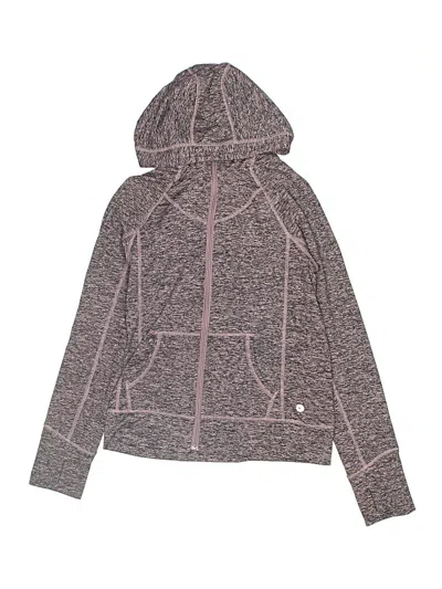 Pre-owned 90 Degree By Reflex Kids' Zip Up Hoodie In Purple