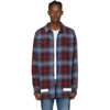 OFF-WHITE Red & Blue Check Shirt