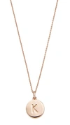 Kate Spade Initial Pendant Necklace In K