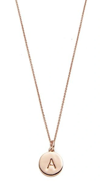 Kate Spade Initial Pendant Necklace In A