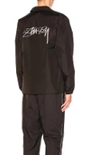 Stussy Cruize Coach Jacket In Black