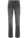 ISABEL MARANT STONE EMBELLISHED JEANS,PA077617H020I12333775