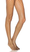 Commando Open Air High Waist Fishnet Tights In Black