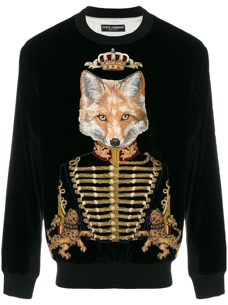 dolce gabbana fox t shirt