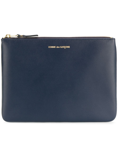Comme Des Garçons Classic Wallet In Blue