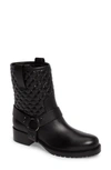 VALENTINO GARAVANI ROCKSTUD QUILTED HARNESS BOOTIE,NW2S0E29UJE