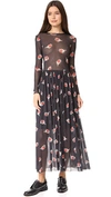 GANNI TILDEN MESH DRESS