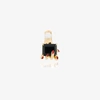 ANISSA KERMICHE GOLD-PLATED MANIPULÉE ONYX PEARL EARRING,E219212316968
