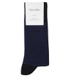 CALVIN KLEIN Striped cotton-blend socks two pack