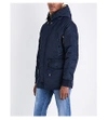 SANDRO Hooded quilted coat