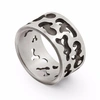 Gucci Sterling Silver Camouflage Ring In Camouflage