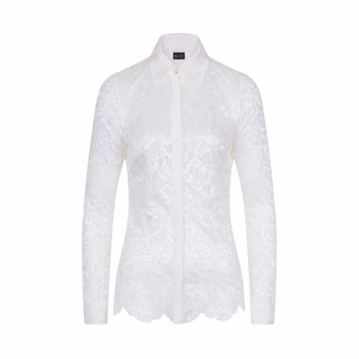 Gucci Ivory Lace Shirt