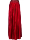 MAISON MARGIELA pleated maxi skirt,S51MA0276S4810712368947