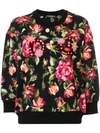 DOLCE & GABBANA 花卉缝饰套头衫,F9962ZFS7W612367714