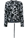 PROENZA SCHOULER SCRIBBLE PATTERN JUMPER,R174755KW06312369133