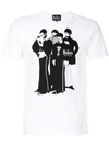 Comme Des Garçons Graphic Print T In White