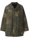 YOHJI YAMAMOTO YOHJI YAMAMOTO CARGO POCKET COAT - GREEN,HKJ48808112331685