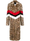 MSGM leopard print coat,2342MDC118Y17498812361007