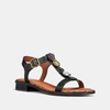 COACH Tea Rose T-Strap Sandal,G1214 BLK 12