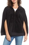 JUICY COUTURE VELOUR CAPE JACKET,WTKJ86079