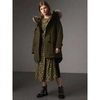 BURBERRY RACCOON FUR AND SHEARLING TRIM PARKA WITH WARMER,40610181
