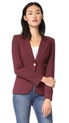 Smythe 'duchess' Single Button Blazer In Plum