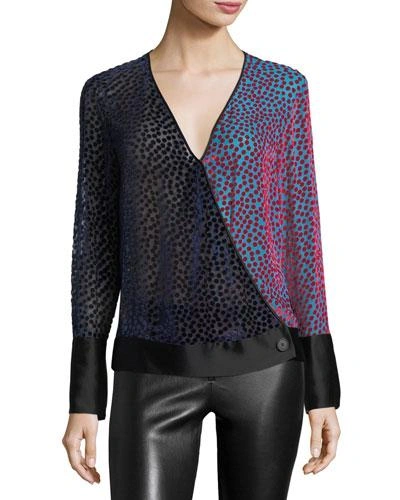 BCBGeneration Ruffled Chiffon A-Line Dress | Bloomingdale's
