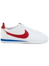 Nike Classic Cortez "white/varsity Red" Leather Sneakers In White