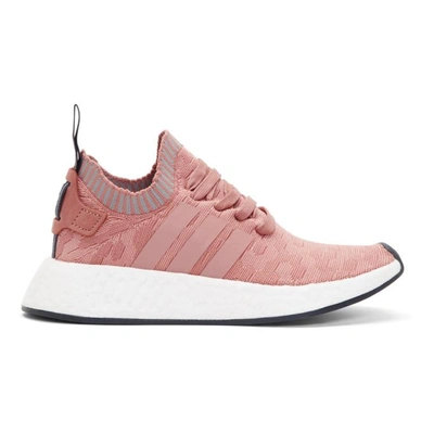 Adidas Originals Nmd R2 Prime Knit Sneakers In Pink