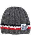 MONCLER RIBBED KNIT BEANIE,9928100999B712367868